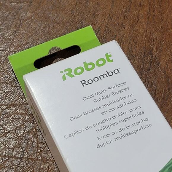 iRobot Replacement Roomba E & I Series Dual Multi-Surface Rubber Brushes New - Picture 2 of 8